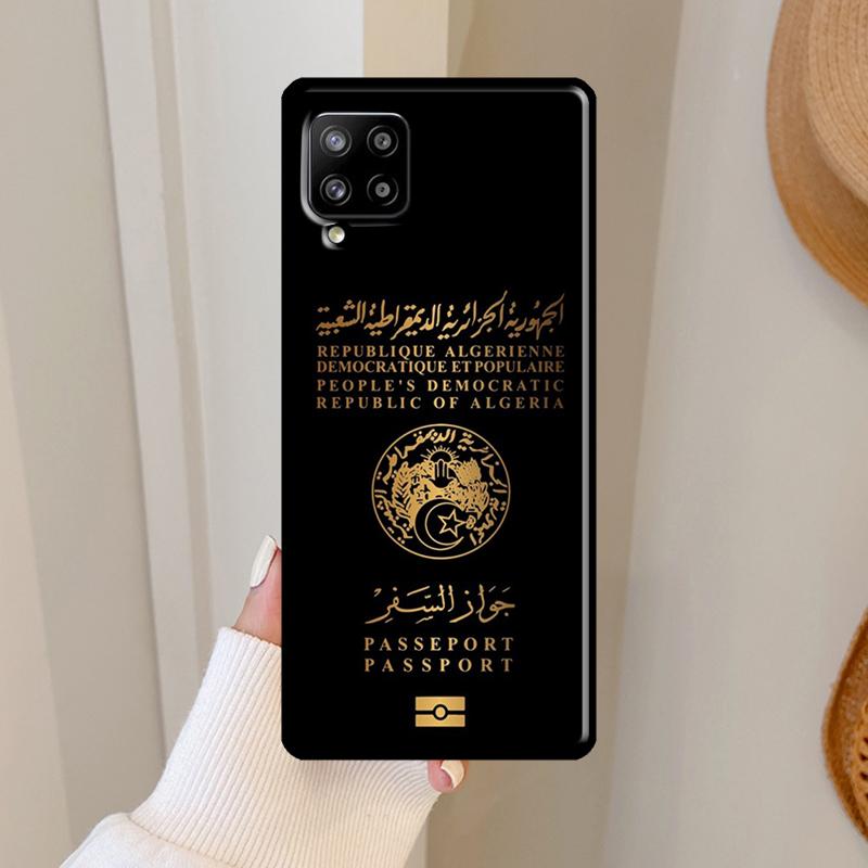 Алжирский Алжир Чехол-кошелек для паспорта для Samsung Galaxy A56 A36 A06 A13 A32 A12 A22 A52 A35 A26 A16 A55 A15 A54 A34 A14 A53