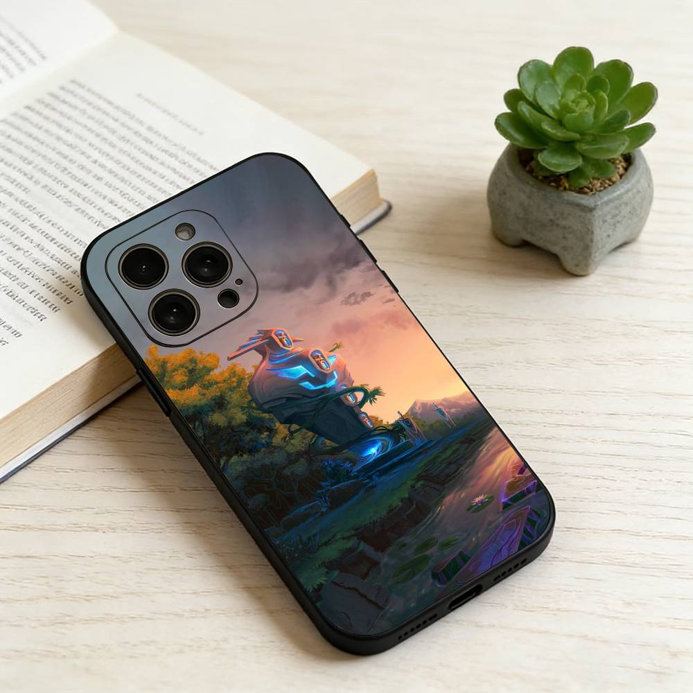 D-DOTA 2 Чехол для телефона для iPhone 17,16,15,14,13,12,11 Plus,Pro Max,XS,Мягкий силиконовый черный чехол