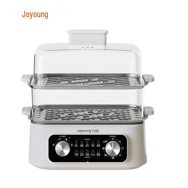 Joyoung Electric Steamer & Smart Rice Cooker Bundle CN plug (adapter included)