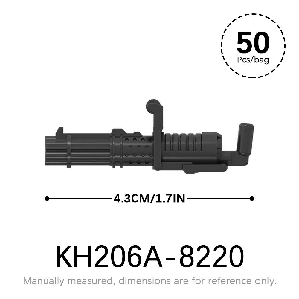 50 шт./лот Набор военного оружия SWAT WW2 Детали для фигурок MOC Кирпичики Звездные войны WW2 Корпус Оружейные аксессуары Строительные блоки Детские игрушки