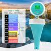 6-In-1 Smart Pool Water Quality Tester Pool Thermometer Bluetooth Pool Monitor Digital Temp Chlorine For Swimming Pool Aquarium