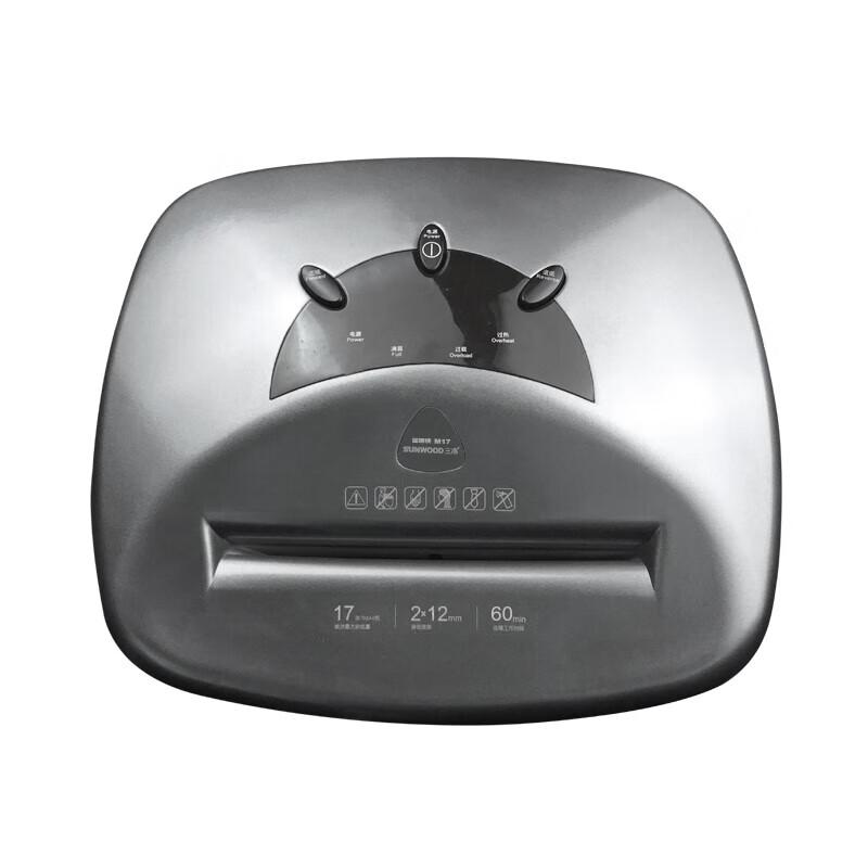 SUNWOOD M17 Commercial Cross-Cut Shredder, P-5 Security, 34L CN plug (adapter included)