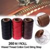 260 м/рулон Шнуры для изготовления украшений своими руками Ручная строчка Швейная нить Вощеная нить Кожаный инструмент Шнур для сшивания
