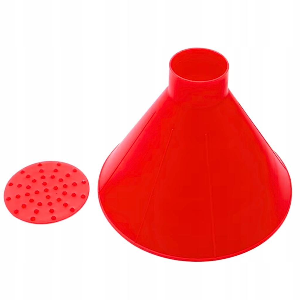 Conical Ice Scraper For Cars 2 In 1 Plastic + Funnel