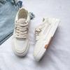 Fashion 2024 Brand Leather Women's Sneakers White Platform Woman Sports Sneakers Female Vulcanized Shoes Sneakers Casual Ladies Trainers