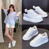 Маленькие белые туфли женские туфли весна новый повседневный модный женские туфли трендовые туфли Путянь универсальные на платформе со скрытой высотой