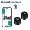 Мотоцикл TPMS 2 датчика Bluetooth 4.0 5.0 Система контроля давления в шинах Диагностический набор для пит-байка Тестер шин Аксессуары для мото