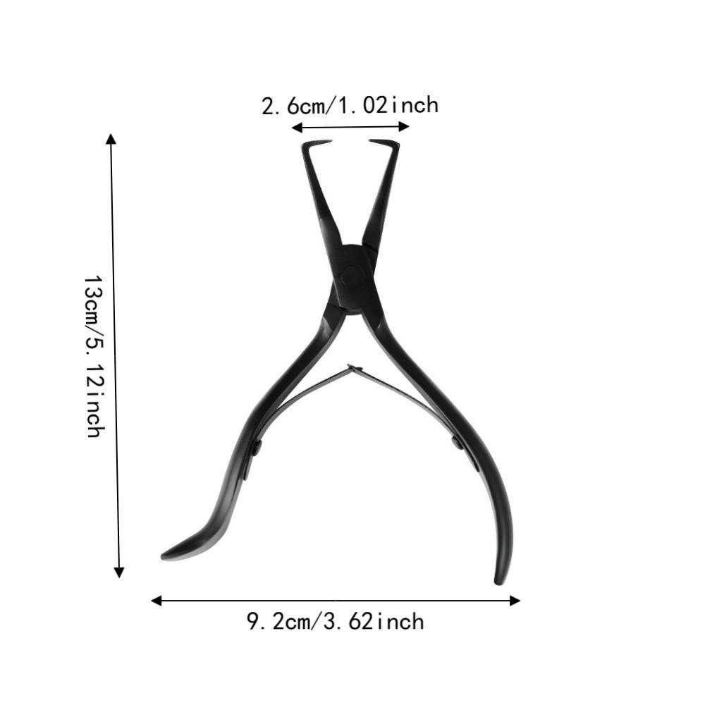 Anti-slip Stainless Steel Pliers Microlink Bead Remover Clamp for Removing Micro Link Beads