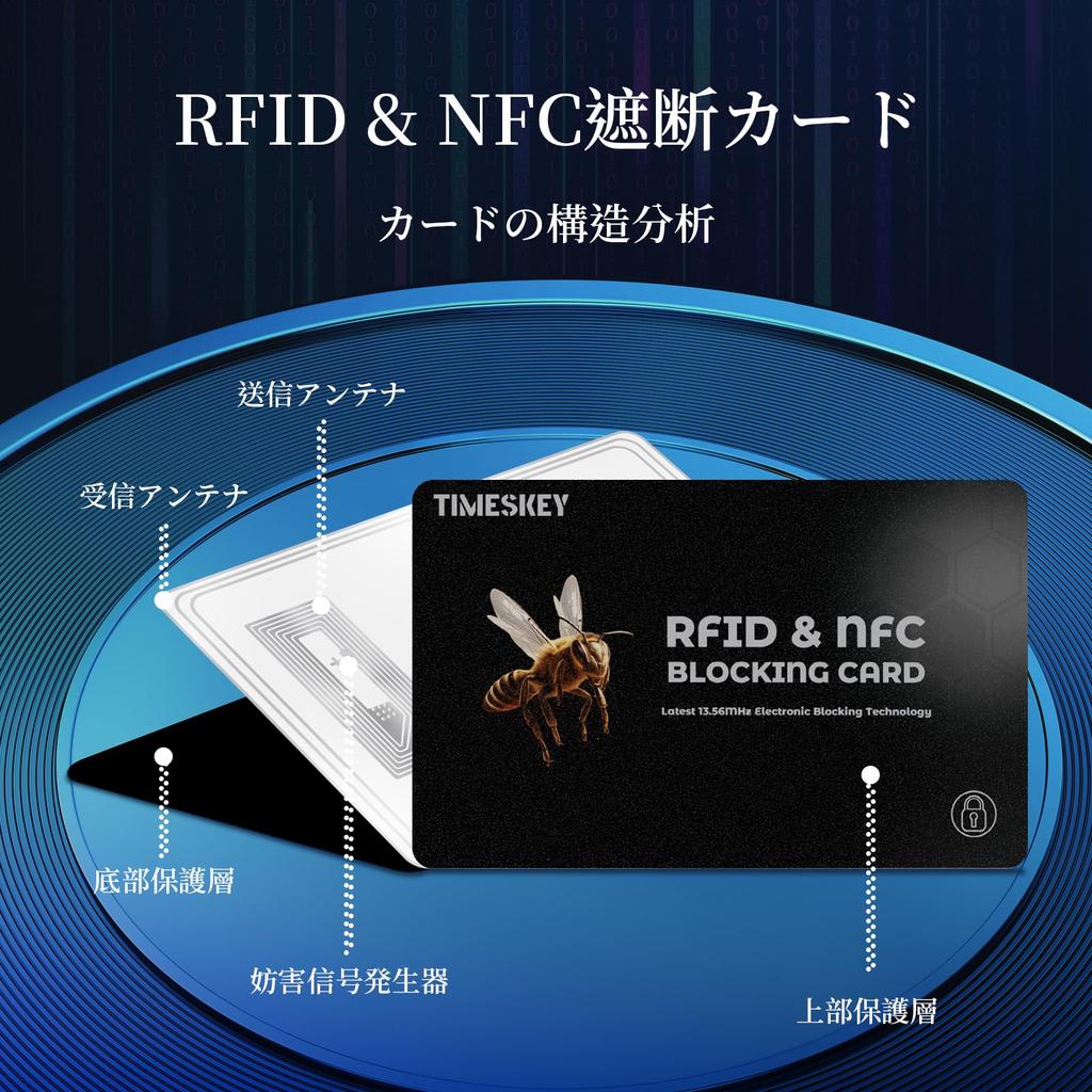 Блокирующие RFID-карты Предотвращают электронные деньги Защищает кредитные IC-карты Личная информация Защита 6 карт [Timeskey NFC] - Преступность, Карты,