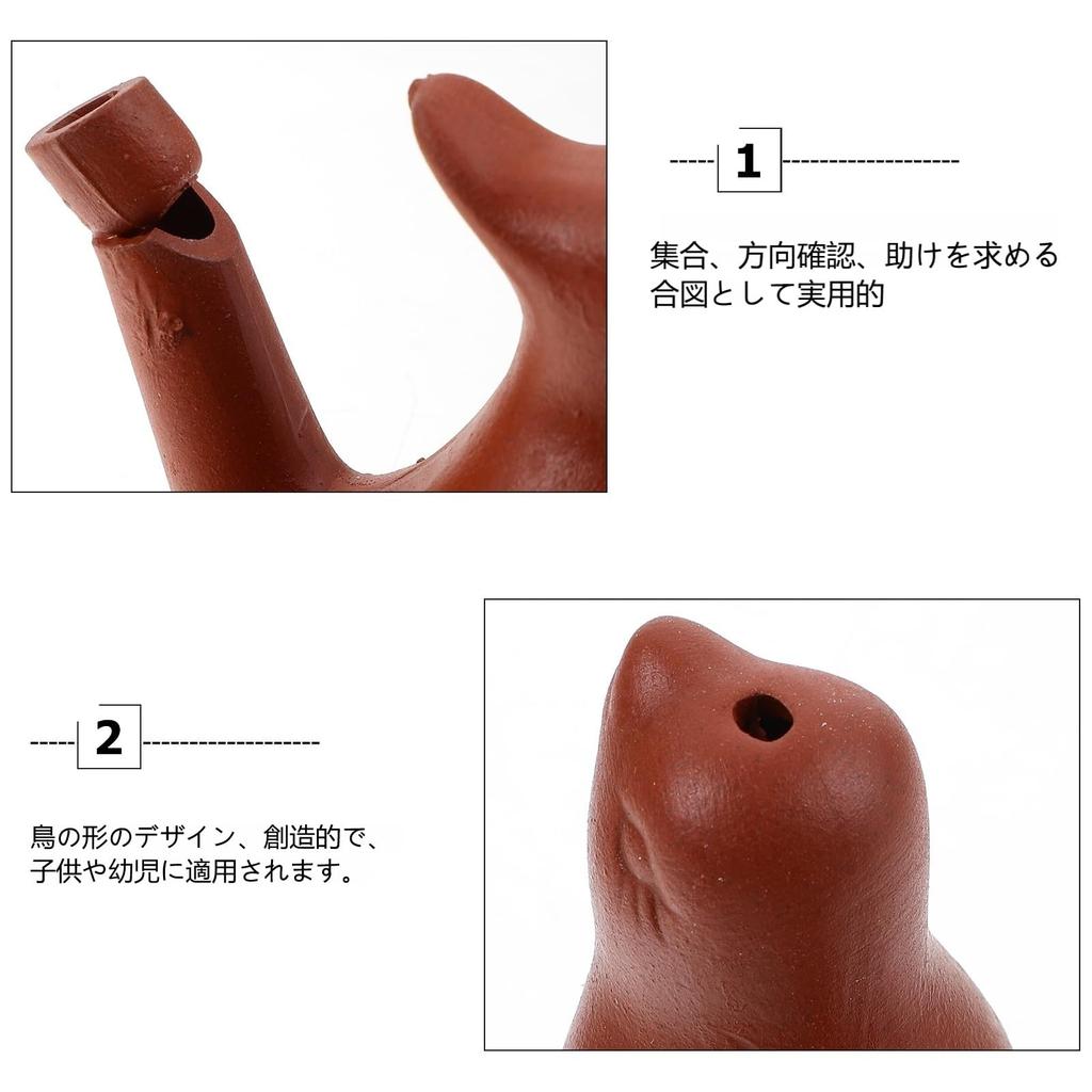 TENDYCOCO Water Set of Cute Bird Birthday Party Favor Gift Whistles, 2, Design,