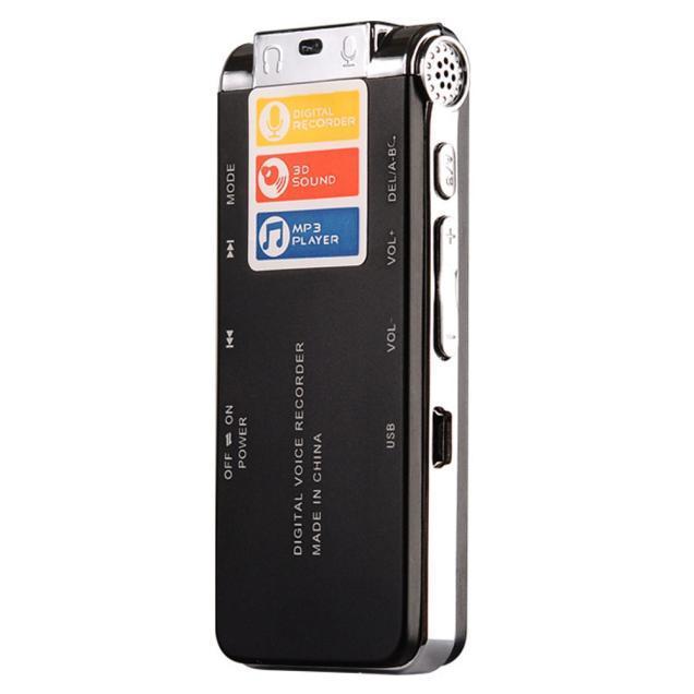 Цифровой аудио-диктофон, 8 ГБ, перезаряжаемый USB-накопитель, MP3-плеер, США