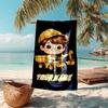 1PC Custom Name Construction Adventure Kids Beach Towel Highly Absorbent And Sand-Resistant Towel for Swimming, Pool, Yoga, And Travel Lightweight