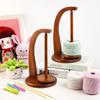Spinning Wooden Yarn Holder Wool Ball Yarn Stand Knitting Tool Thread Spool Crochet