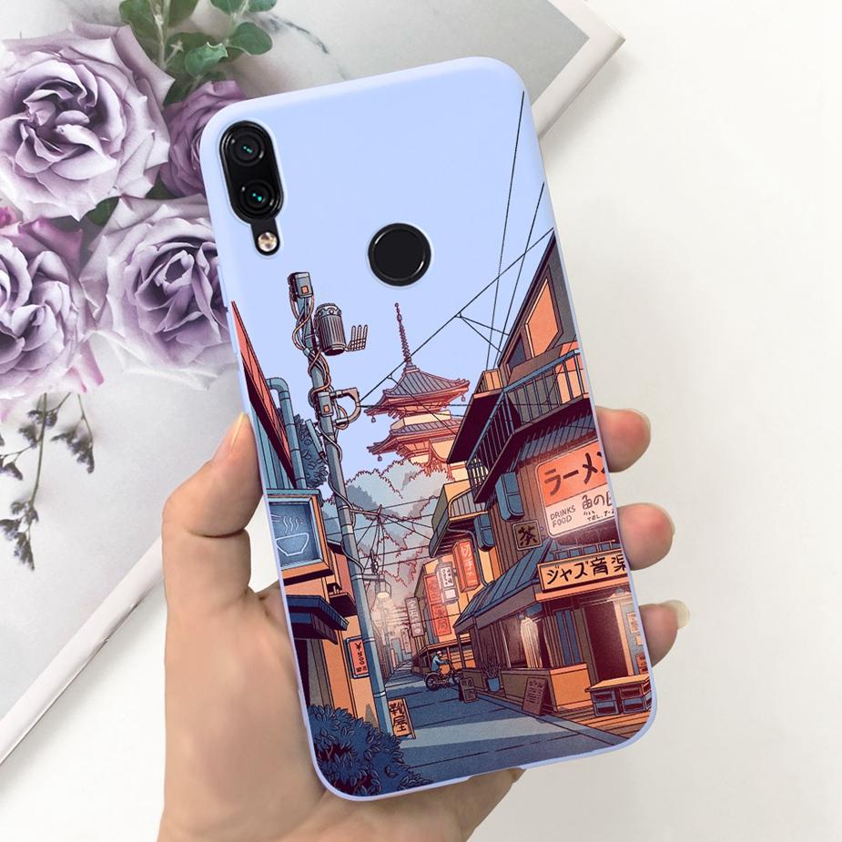 For Xiaomi Redmi Note 7 Case Note7 Pro Cute Cartoon Painted Phone Case For Xiaomi Redmi Note 7 Pro Redmi7 Back Cover Soft Bumper