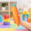 Fake Carrot Stress Relief Toy 1/2Pcs Toy, Realistic Giant Squeeze TPR Ball for Kids Adults, Soft Simulated Vegetable Anxiety Reduction