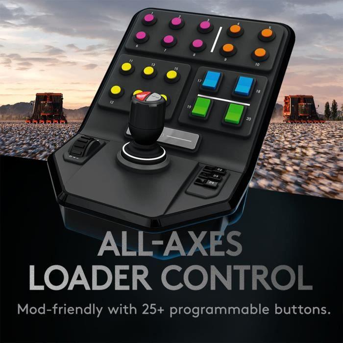 Симулятор трактора - Проводной - Saitek by Logitech G - Контроллер для фермерского симулятора - Совместим с ПК - Черный