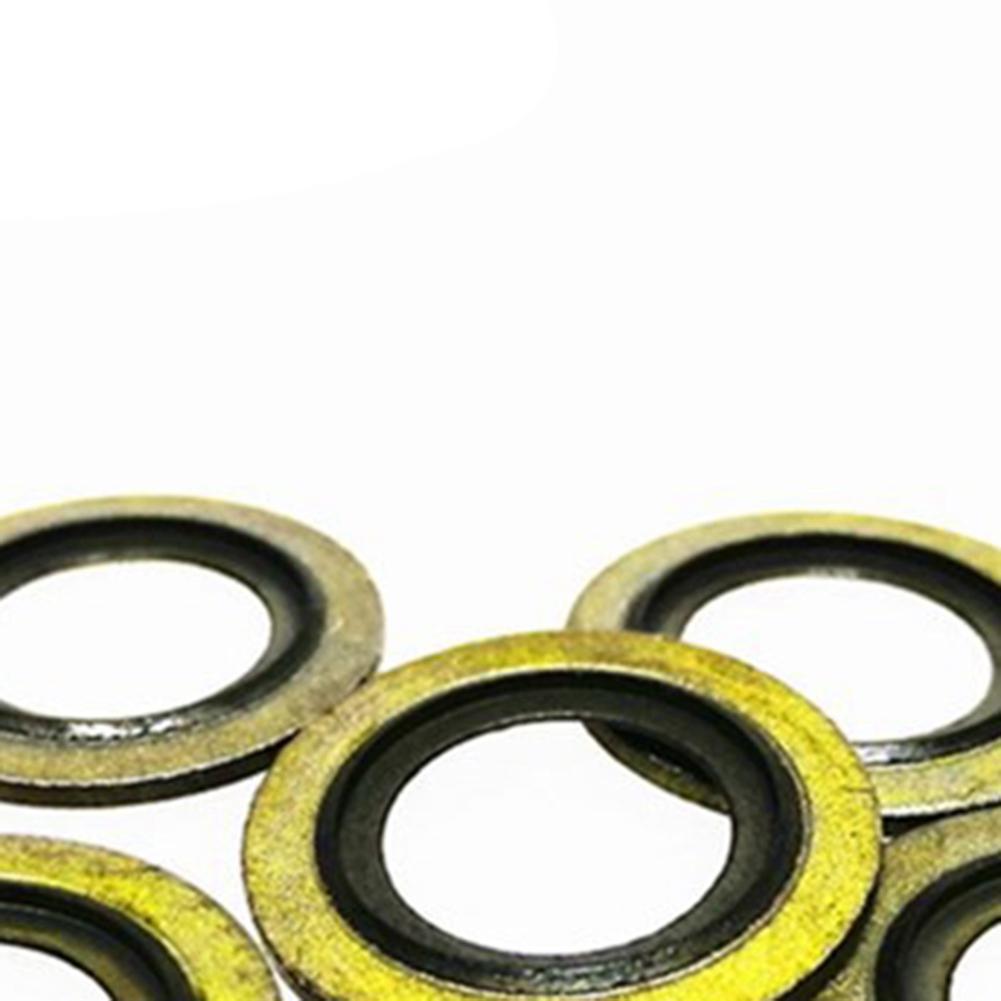 20PCS Engine Oil Drain Plug Gasket 016393/016454 For Citroen,Toyota,Renault,Fiat,Iveco,Nissan,Opel,Volvo,Mini