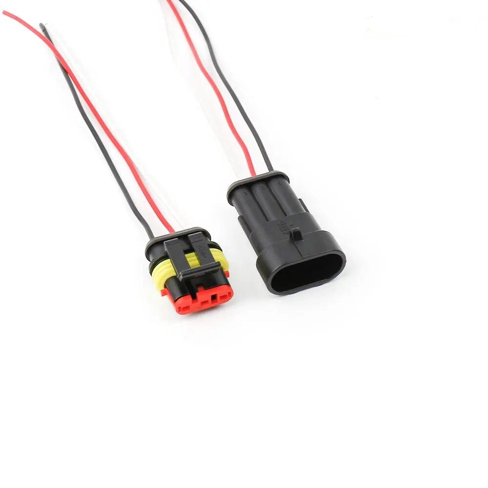 1/2/3/4/5/6-контактный женский мужской автомобильный герметичный водонепроницаемый электрический провод автомобильный разъем автомобильная вилка