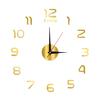 Luminous Wall Clock Modern Design Easy To Install Battery Powered Silent Decorative 3D DIY Wall Clock for Living Room
