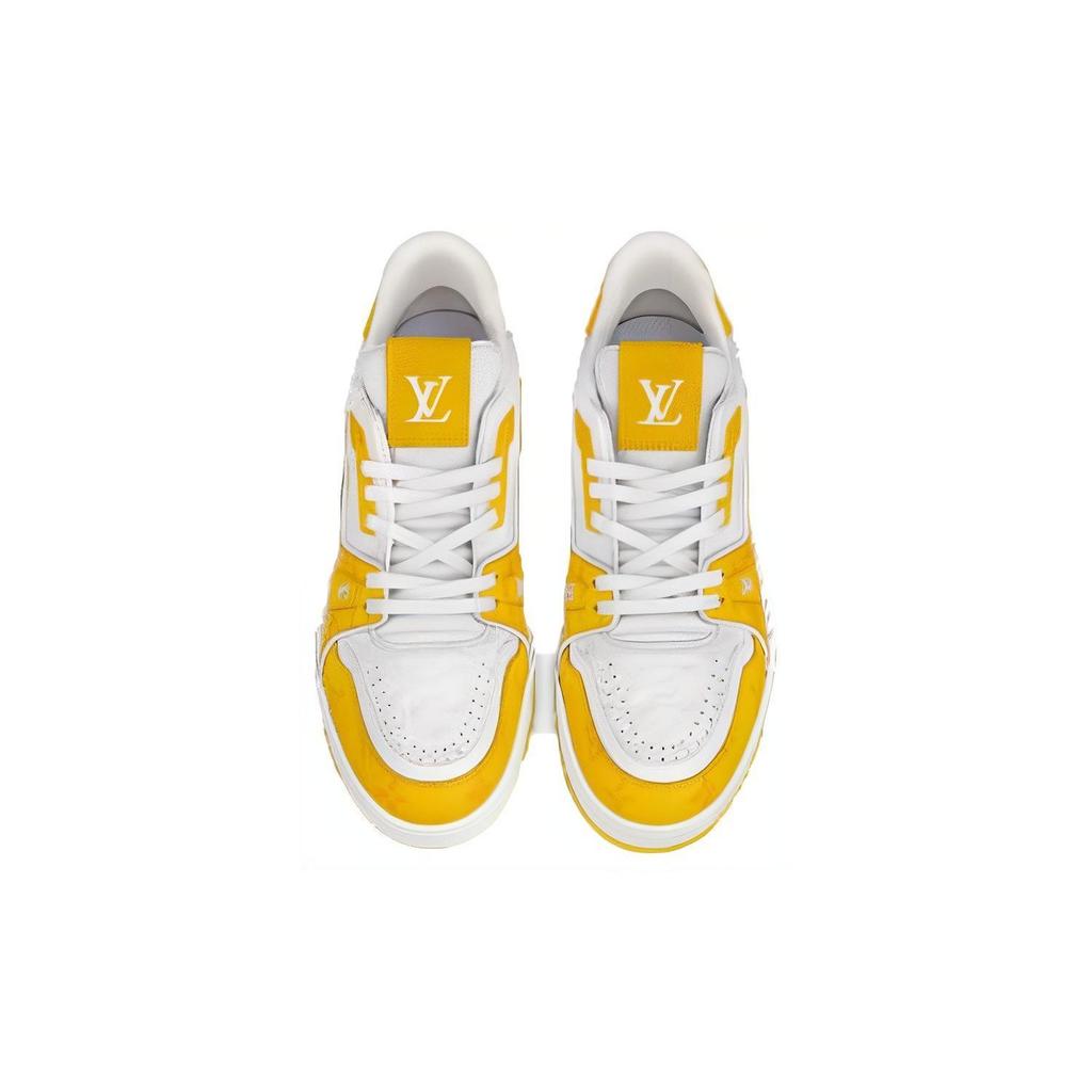 Louis Vuitton Кроссовки низкие '#54 Мини Монограмма - Желтый' 1AANGL
