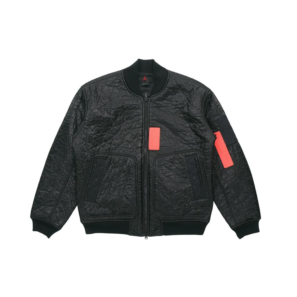 Air Jordan 23 Engineered MA-1 Loose-Fit Textured Bomber Jacket Men Jackets Black CD5713-010