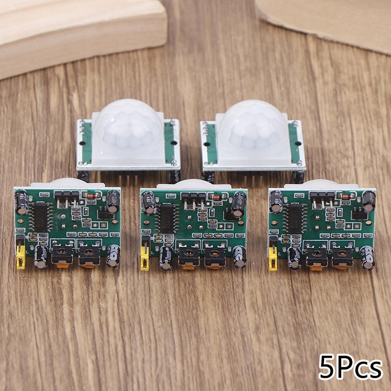 5 шт. HC-SR501 PIR Инфракрасный датчик Движения Регулируемый ИК Пироэлектрический PIR Датчик Движения Модуль для Arduino Raspberry Pi