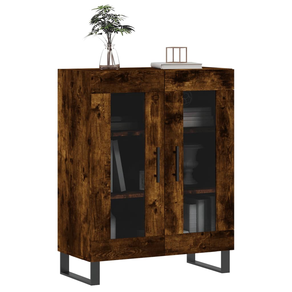 Sideboard Smoked Oak 69.5 x 34 x 90 cm Wood Based Panel