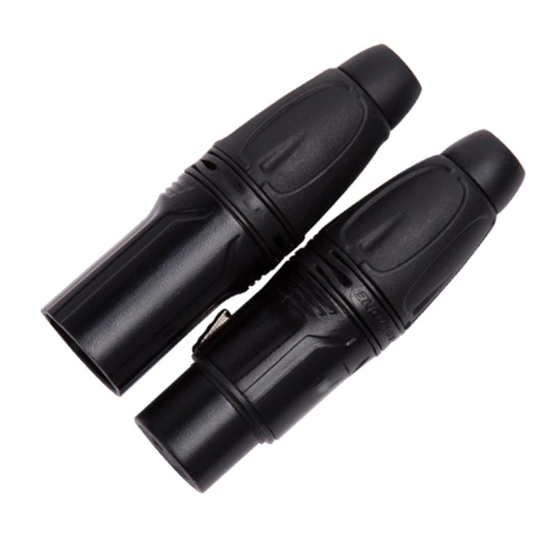 3Pin Male Female Auditory Connector for Mixing Consoles and Amplifiers with Metal Shell Durability