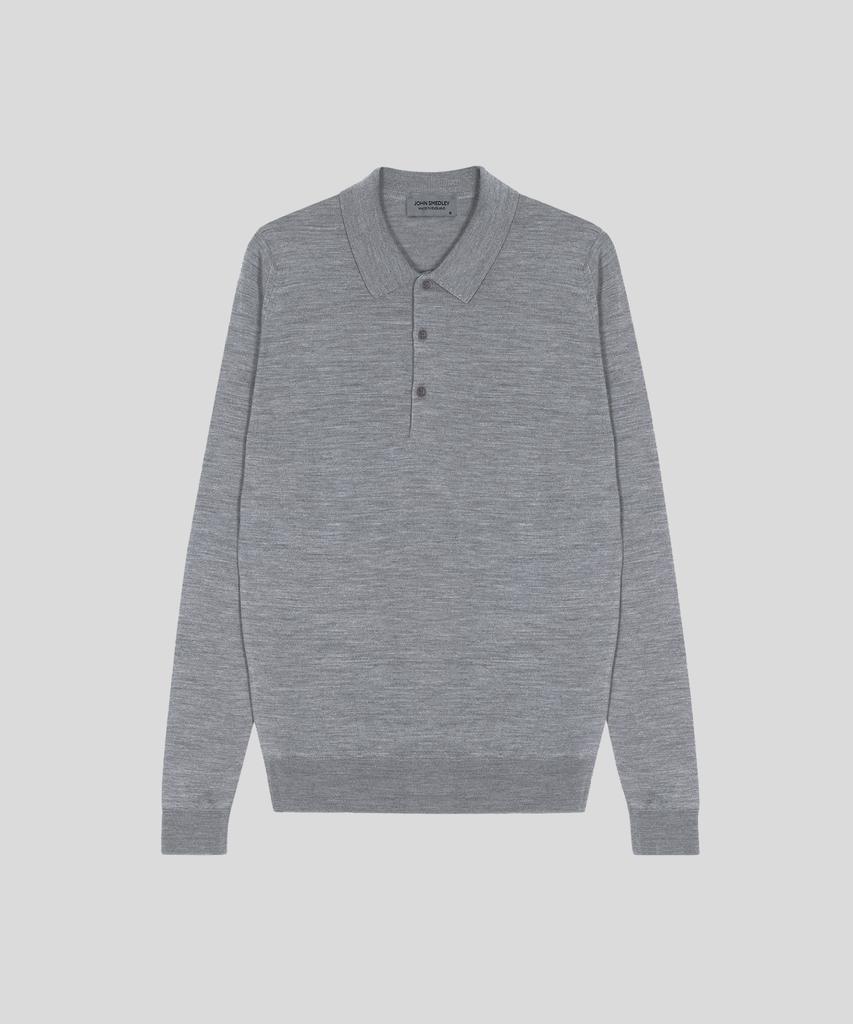 JOHN SMEDLEY Belper Extra Fine Merino Wool Standard Fit Polo Knit Seasonal 9 Colors (A Type)