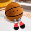 25 см милый футбольный баскетбольный плюшевый мишка спортивная подушка забавная форма подушка детский подарок футбольный кубок спортивный мяч игрушка