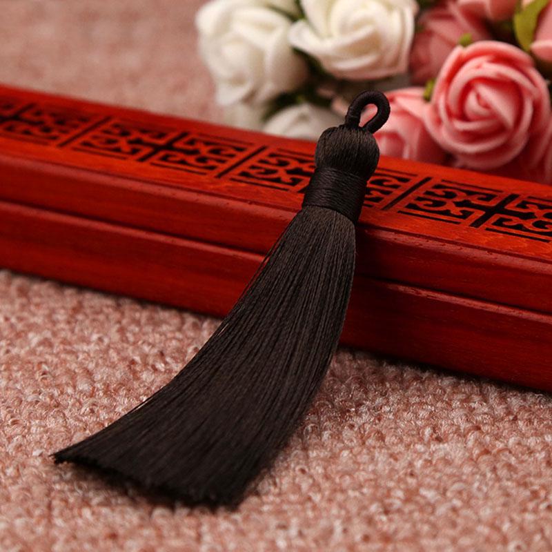 Creative Crafts 1PC/1Pair New Hot DIY 8cm Jewelry Accessories Bookmark High Quality 25 Colors Handmade Bohemia Long Silk Tassel for Earrings