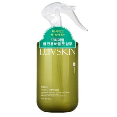 LUVSKIN Пузырьковый шампунь для ног «Чистая мята» 300 мл