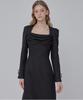 Julie And Kara 24 Fw Collar 108 Dear Vivian Tweed Dress Black