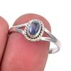 Ювелирное кольцо ручной работы из стерлингового серебра 925 пробы с натуральным кианитом, размер 10 Z2I73
