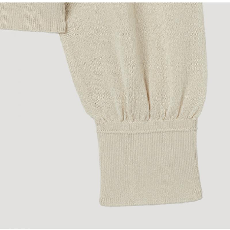 [shs Miss] Round Neck Knit Cardigan Sskcdp22510 Lb