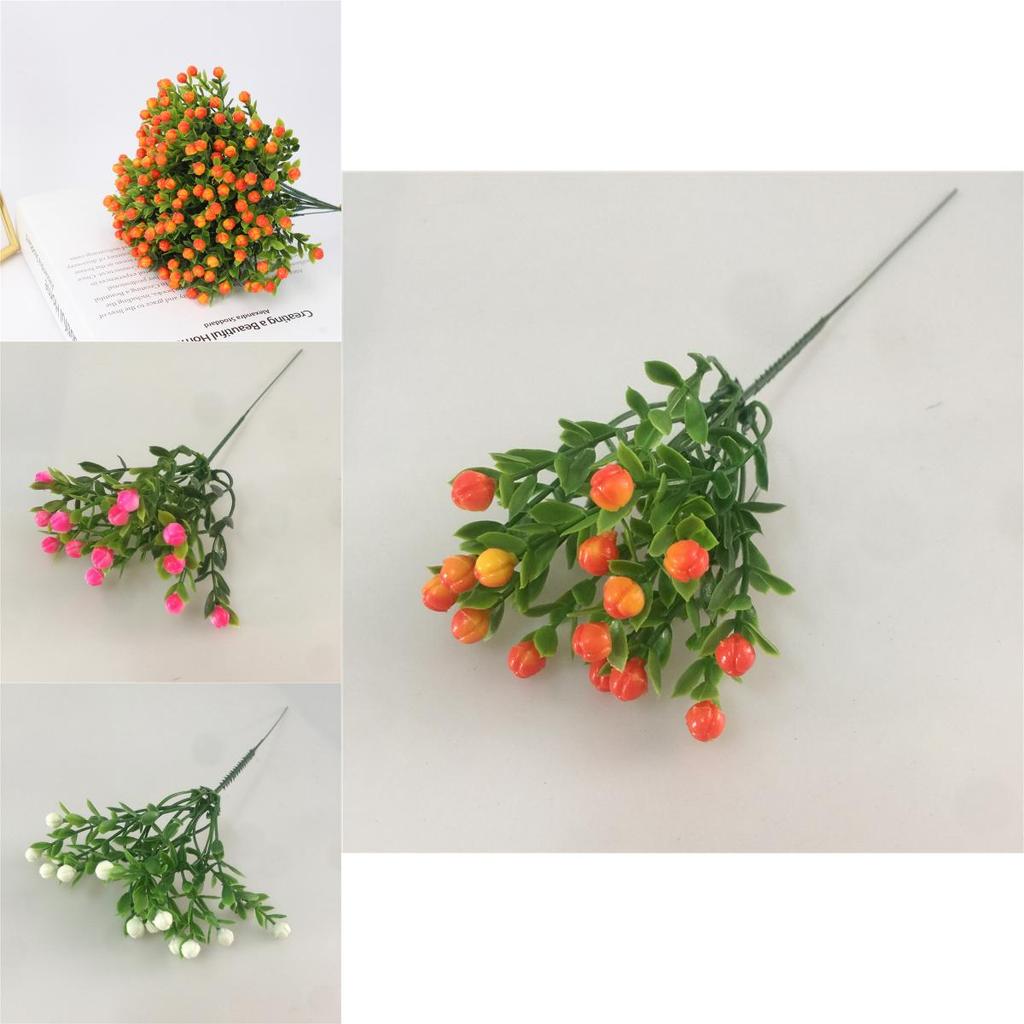 Яркие искусственные пластиковые цветы, идеально подходящие для красивого сада, крыльца, витрины круглый год