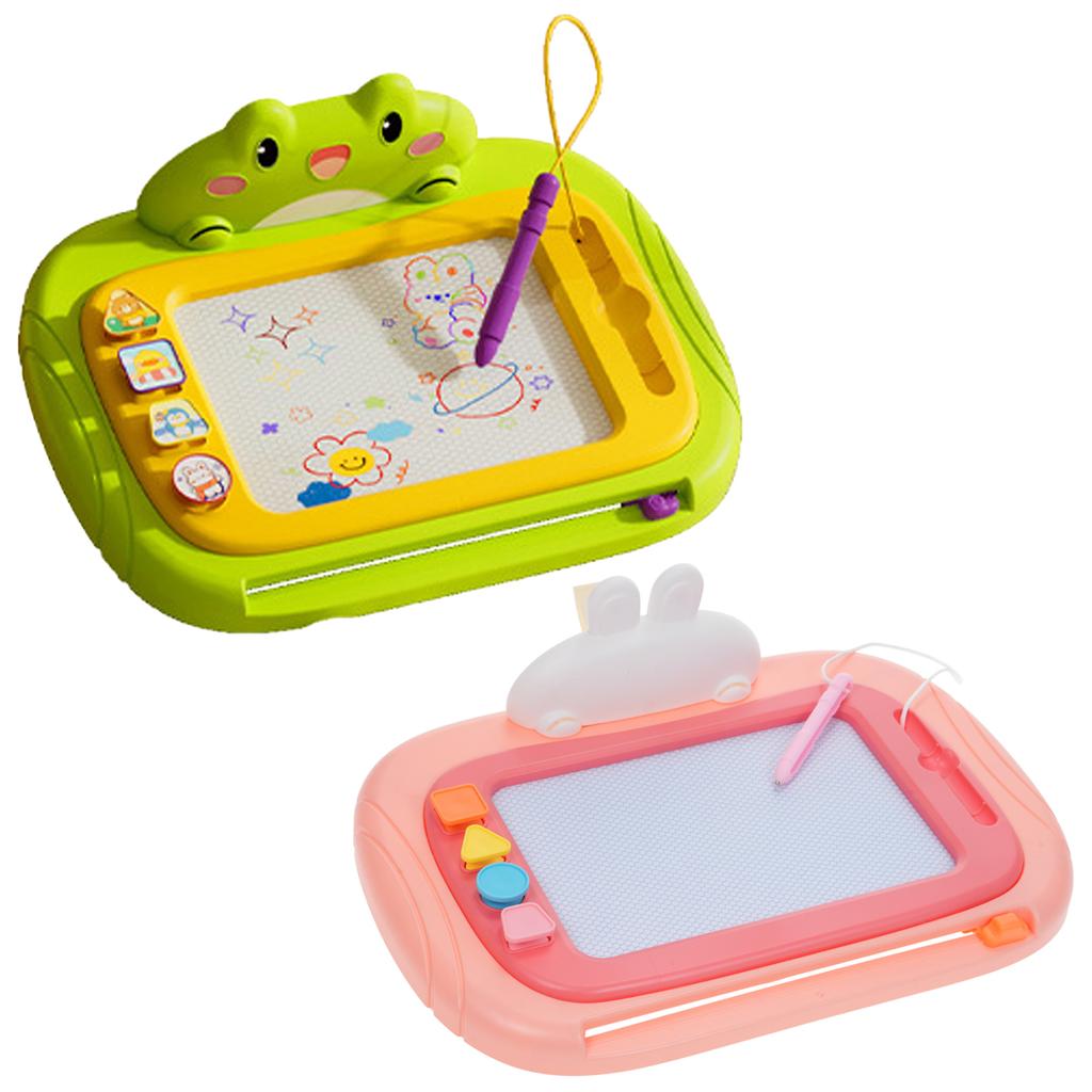 Магнитная доска для рисования, стираемая доска для эскизов, рисования, дудлов с 4 штампами, раннее обучение Эд