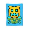Games Geometry Dash  Blanket Cover  Plush Throw Blanket Airplane Travel Decoration Ultra-Soft Warm Bedsprea,
