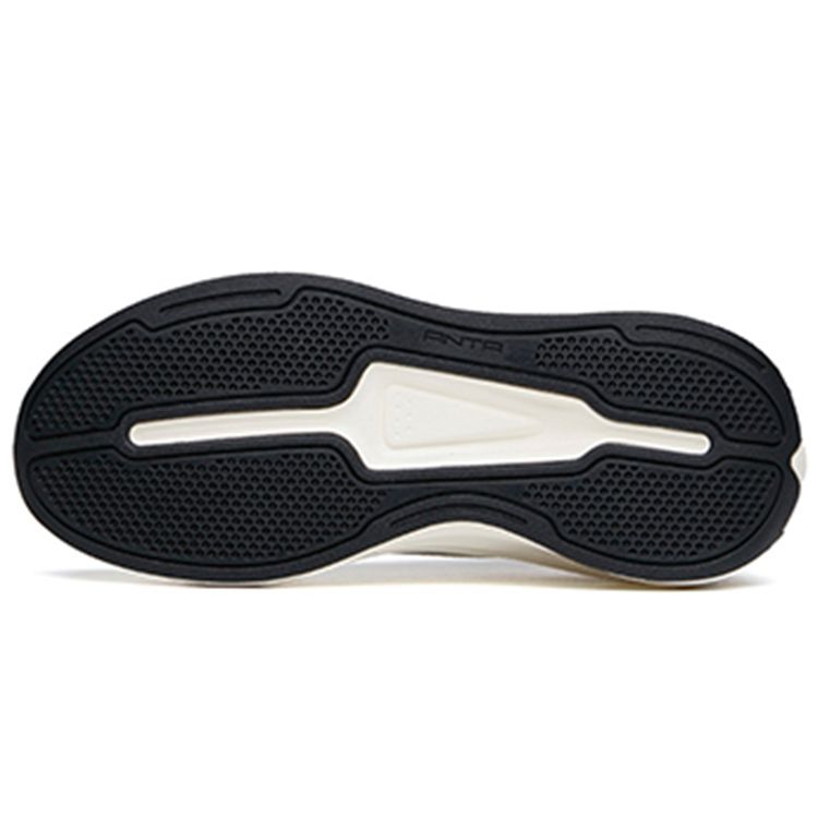 Anta Lifestyle Series Ultra Body Non-Slip Wear-Resistant Low-Top Sneakers Women Sneakers White Black 122118083S-1