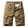 Men's Casual Color Outdoors Pocket Beach Work Trouser Cargo Shorts Pant