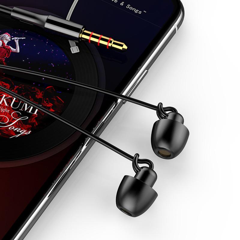 VAORLO ASMR Sleep Headphone TPE Soft Silicone Earphone Noise Cancel Headset For Xiaomi Huawei