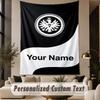 Custom Text Tapestry Eintracht Frankfurt Print Wall Tapestry Indoor Living Room Wall Decor