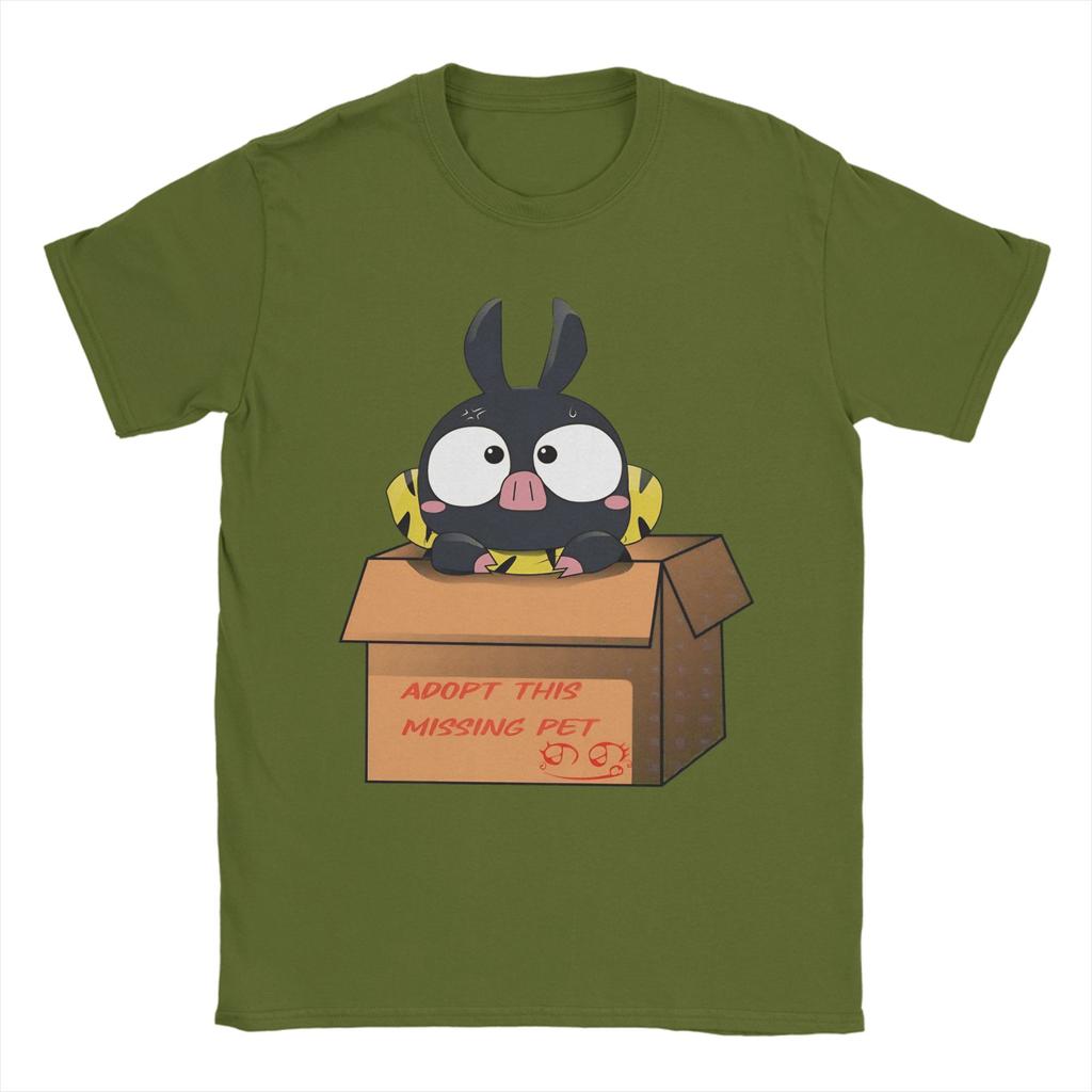 Men Women ADOPT MISSING PET P-Chan Ranma 1/2 Shirt 100% Cotton Graphic Printed Tee Shirts Top Clothing