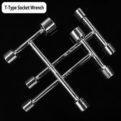 T Handle Socket Wrench 3-Way T Type Hex Nut Driver Portable Hex Socket Spanner Bicycle