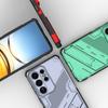 Ударопрочный чехол-подставка из бронированного материала для Samsung Galaxy S26 Ultra S25 Edge S24 Plus S23 FE A15 A25 A35 A54 A55 A16 A26 A36 A56 5G Со скрытым держателем для телефона
