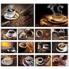 Coffee Cup Poster Decoration Nordic Prints Coffee Bean Canvas Painting Wall Art Picture for Living Room Cafe Store Home Restaurant Kitchen