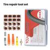 Набор инструментов для ремонта велосипедных шин, компактный размер, портативный универсальный набор клея для ремонта проколов велосипедных шин мотоцикла