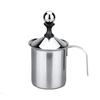 Stainless Steel Double Mesh Manual Milk Frother