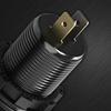 Автомобильное USB-гнездо Зарядное устройство Металлическое 60 Вт Автомобильное зарядное устройство 12 В 24 В USB-розетка PD USB-C и два порта QC3.0 Сенсорный переключатель для лодки Морское