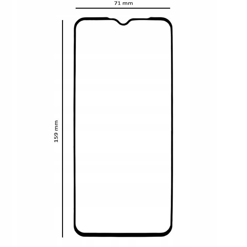 Защитное стекло 5D для Realme C21Y/C25Y